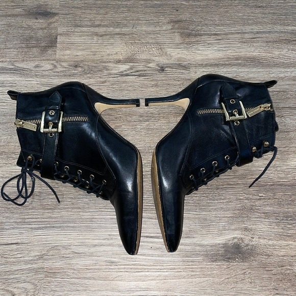 MICHAEL Michael Kors Black leather boots size - 8M - Picture 6 of 8